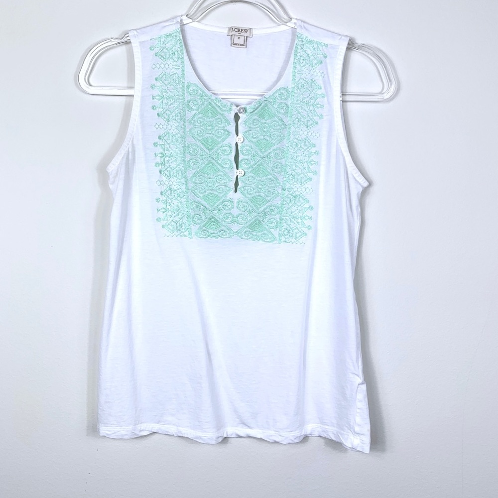 3/$25 J. Crew | embroidered tank
